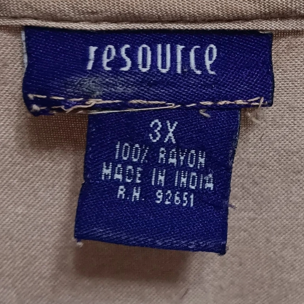 Floral Embroidered Beige Blouse - Picture 10 of 10